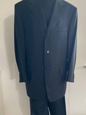 Canali Proposta, Made in Italy, 100% Wool Suit, Size 54R EU, 44R US